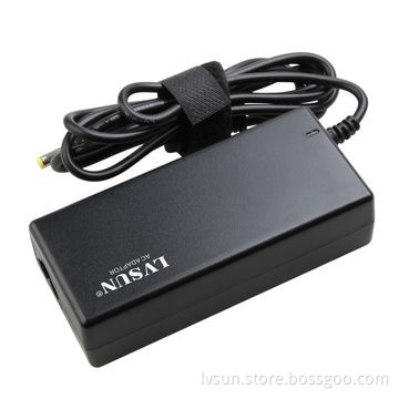 Laptop AC Adapter with 110 to 240V Wide Voltage, 18.5V/2.7A Output and 4.7 x 1.7mm DC Plug